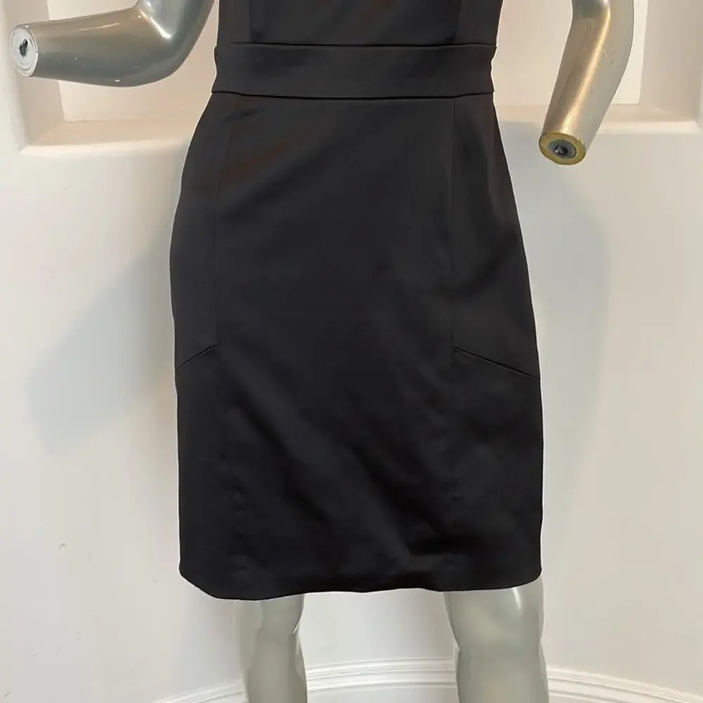 BCBG Paris Spaghetti Strap Litlle Black Dress Size 10